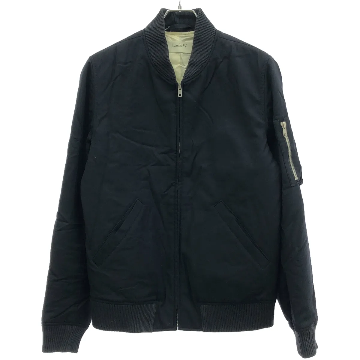 最終価格【極美品】Louis W. A.P.C レザーブルゾン グレー メルカリ
