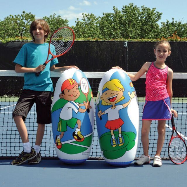 「倒れても起き上がるターゲット！」OncourtOffcourt(オンコートオフコート) ミニ テニス ノックダウン ターゲット 36インチ 2個入1セット KMTK(201499996)