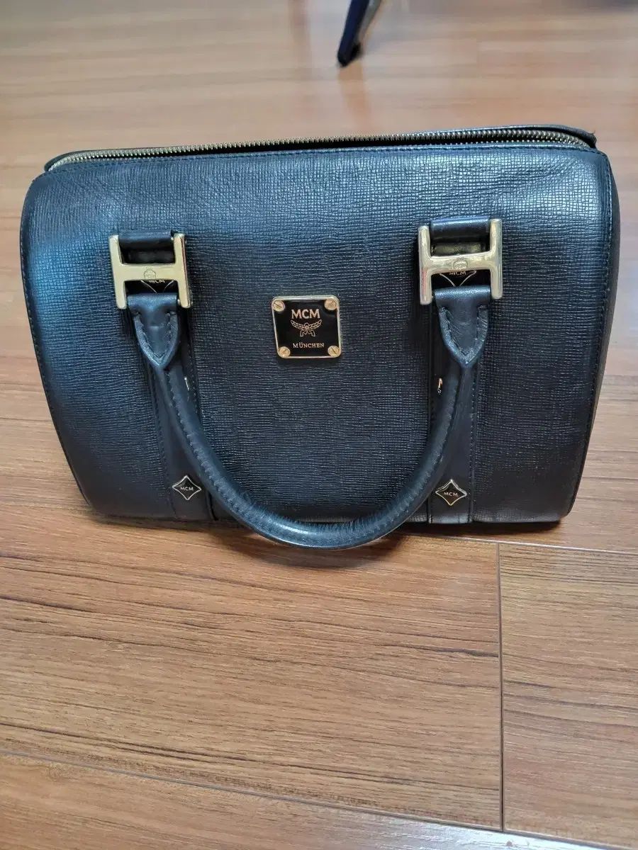 MCM 購入 ブラック ボストンバッグ トートバッグ