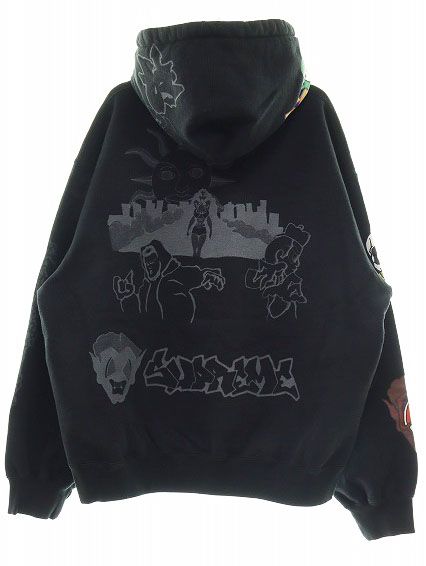 シュプリーム SUPREME 23AW SUNRISE HOODED SWEATSHIRT BLACK L 
