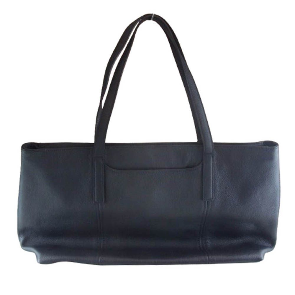 【在庫限りの大特価】 aniary アニアリ 07-02011 シュリンクレザー トートバッグ ネイビー 新古品 使い勝手の良い