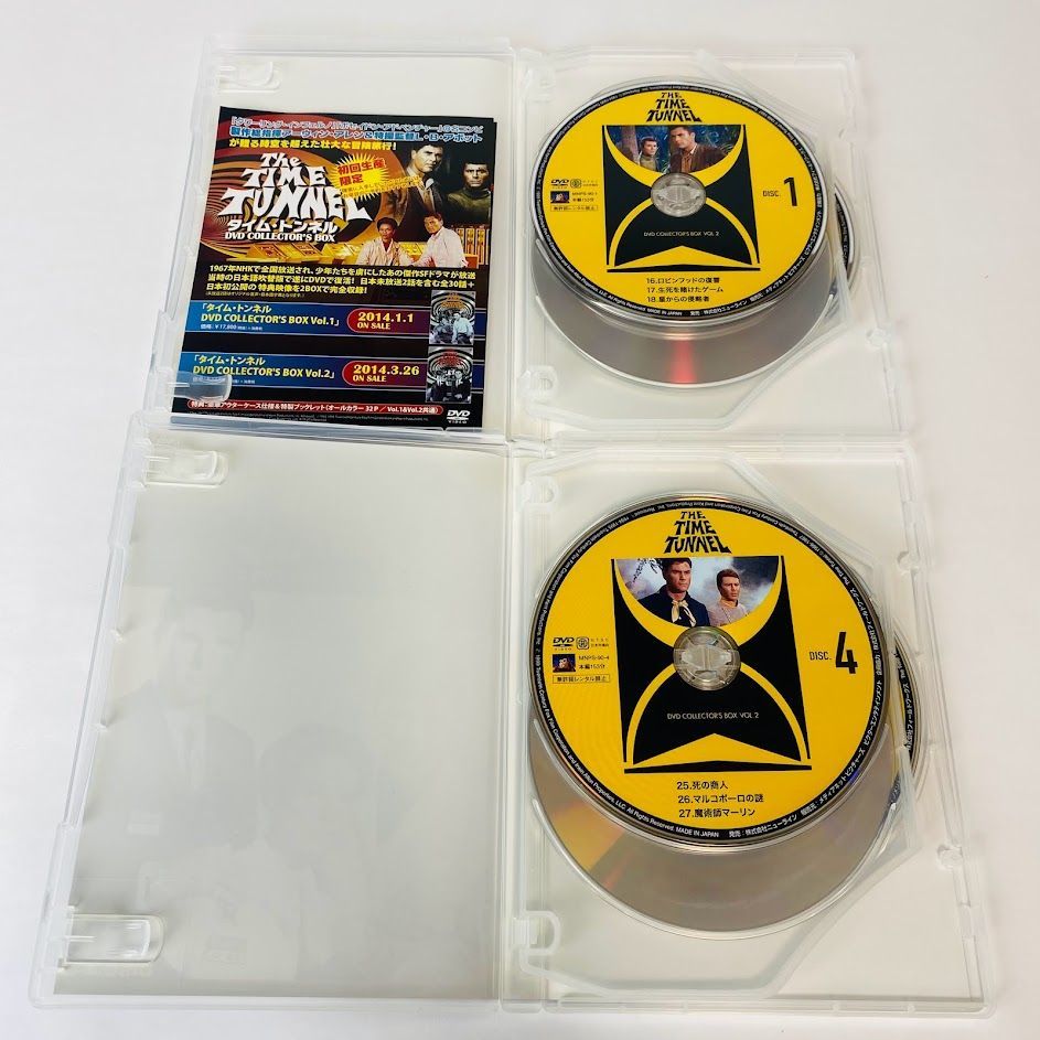 DVD-BOX】タイム・トンネル DVD COLLECTOR'S BOX Vol.1 & Vol.2〈各6枚