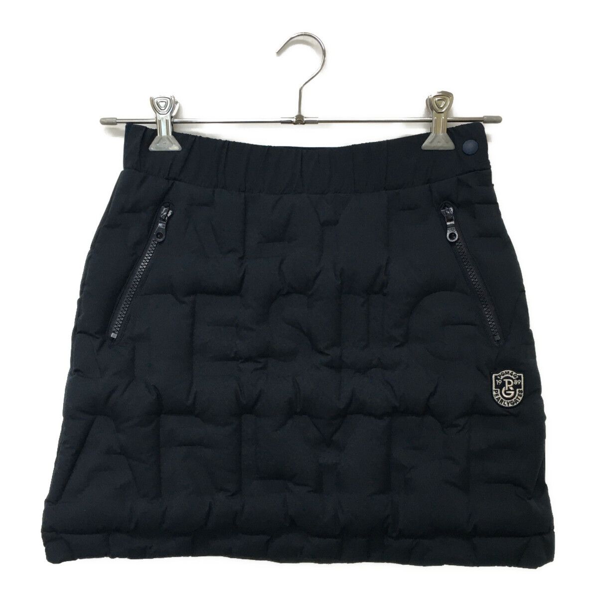 中古 レディース パーリーゲイツ PEARLY GATES スカート 0(S) 紺 ネイビー ダウン ウエストロゴ