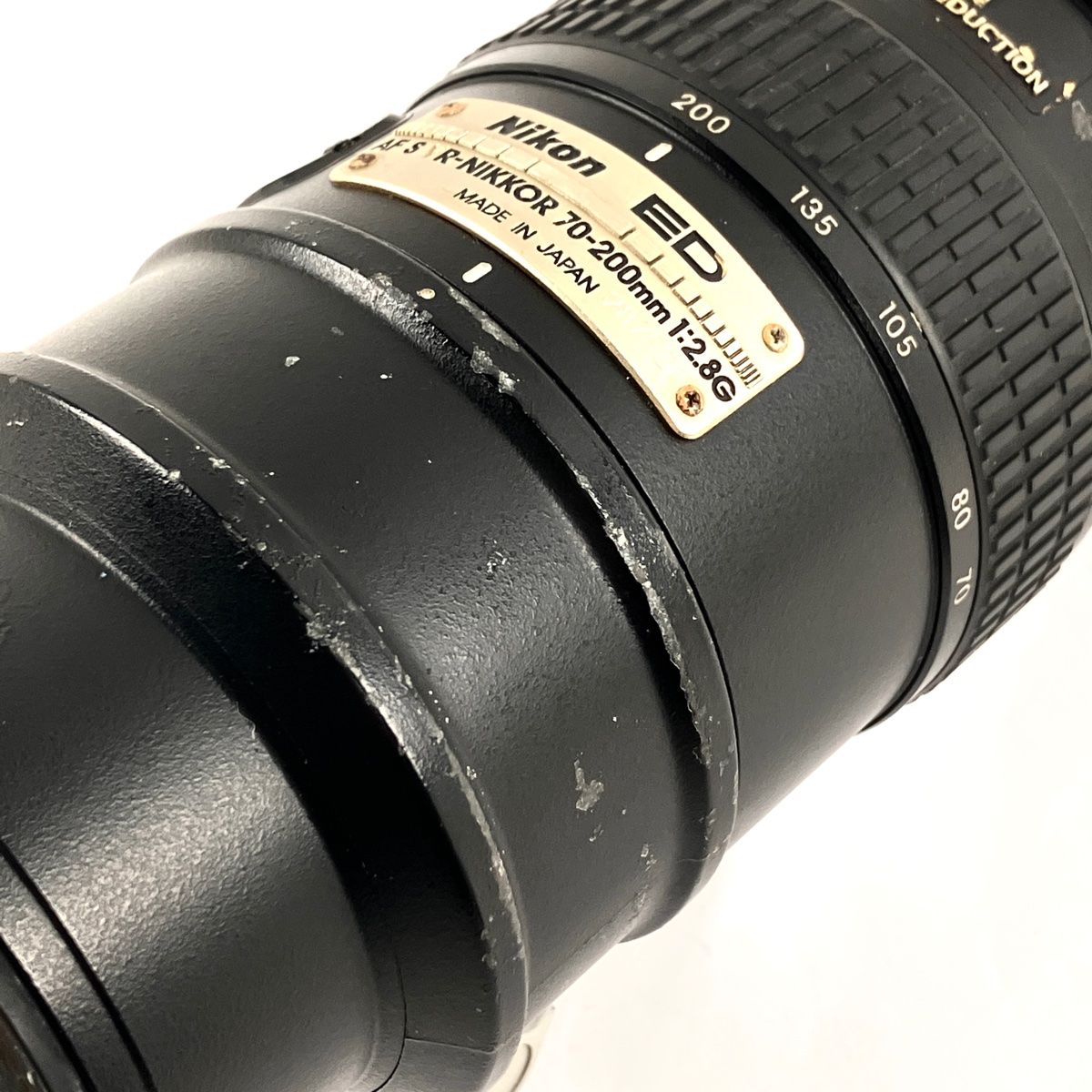 ニコン Nikon AF-S VR-NIKKOR 70-200mm F2.8G ED ブラック［ジャンク品］ 一眼カメラ用レンズ（オートフォーカス）  【中古】 - メルカリ