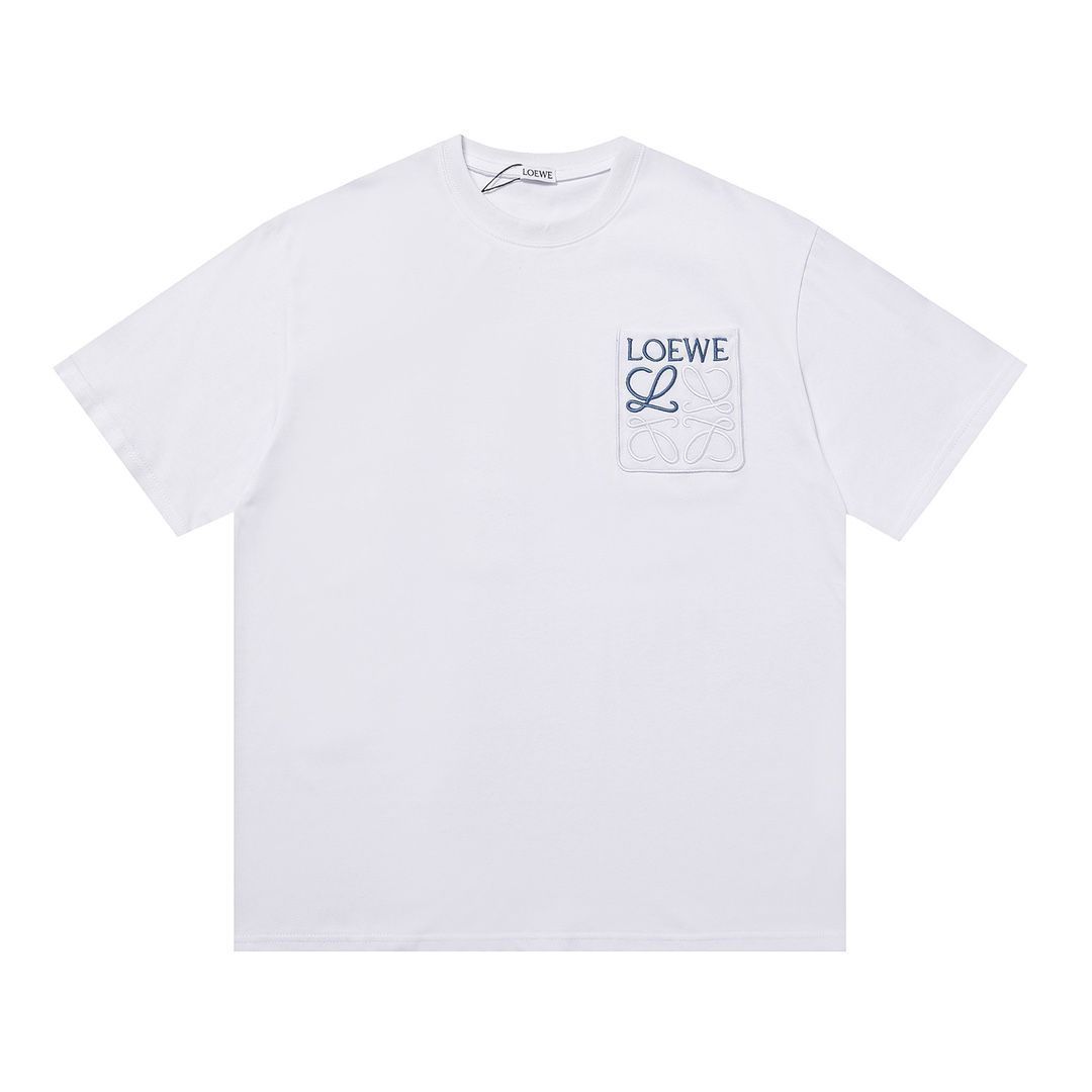 LOEWE Ｔシャツ 半袖 春 夏 秋 通気性 並行輸入品 トップス プルオーバー メンズ レディース 男女兼用 カジュアル ストリートファッション  Y14