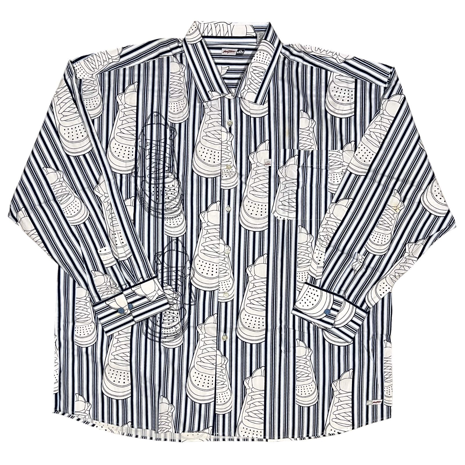 JOHNNY BLAZE ジョニーブレイズ シューズ 総柄 ストライプデザイン  