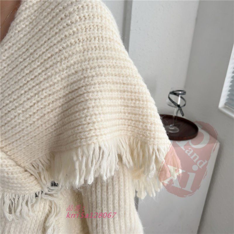 ボタンセーター