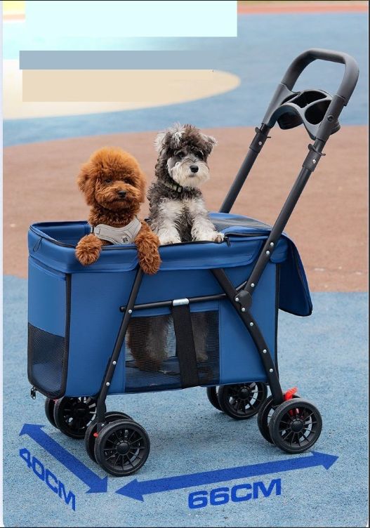 新入荷☆ペットカート 折りたたみ 軽量 ペット 4輪 ホルダー 収納 耐荷重15kg 中型犬 小型犬 介護用 散歩用 犬 猫 カート シニア犬 ピンク