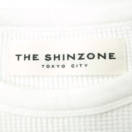 THE SHINZONE ザ シンゾーン 23AW 日本製 WAFFLE PO ワッフルプルオーバー 22MMSCU20 Free ホワイト トレーナー サーマル オーバーサイズ トップス【中古】【THE SHINZONE】 THE SHINZONE ザ シンゾーン 23AW 日本製 WAFFLE PO ワッフル