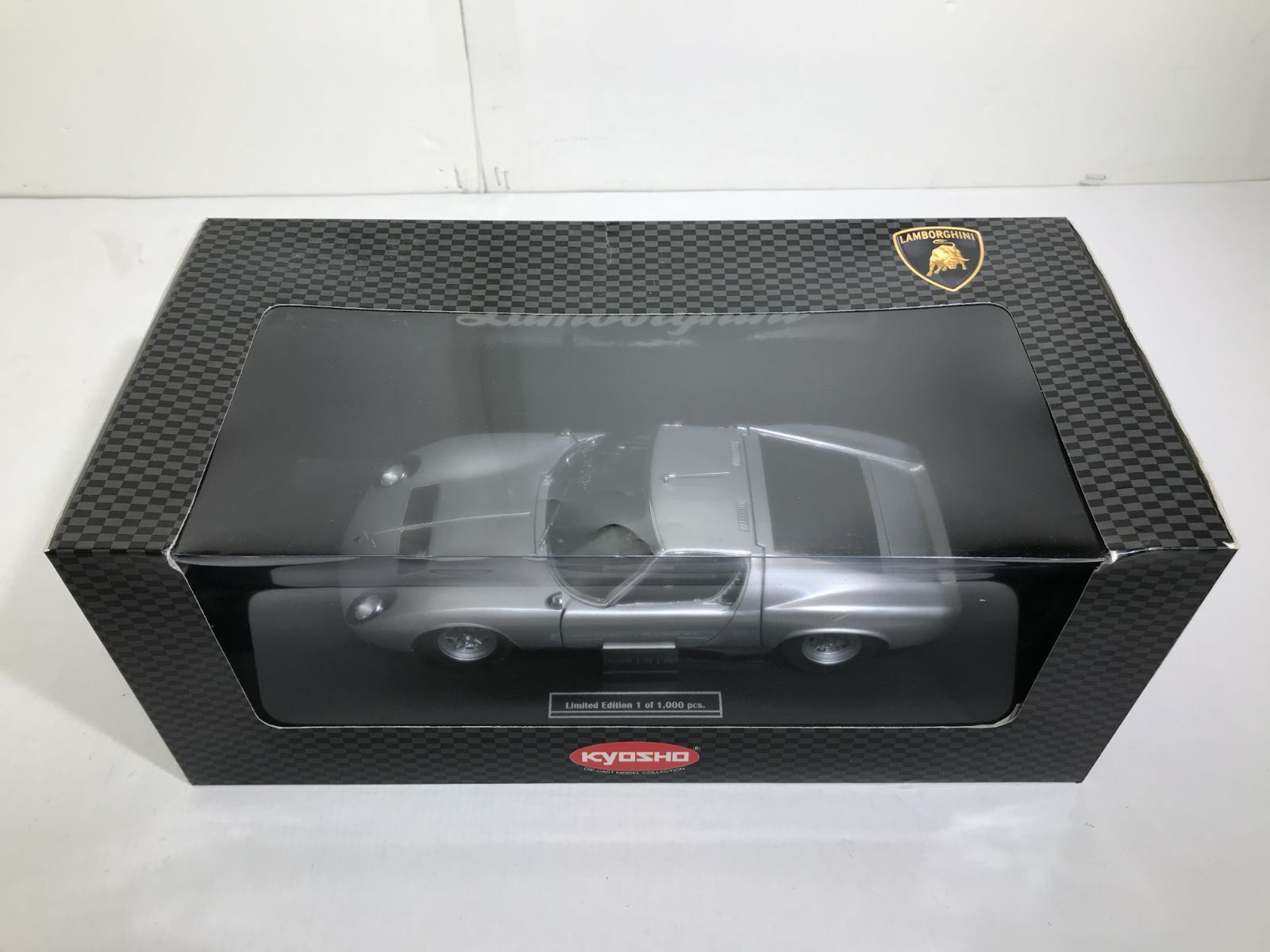 絶版未展示品 京商 1/18 ランボルギーニ ミウラ P400 SV シルバー 京商 ミニカー | 京商オリジナル 1/18 ランボルギーニ ミウラ P