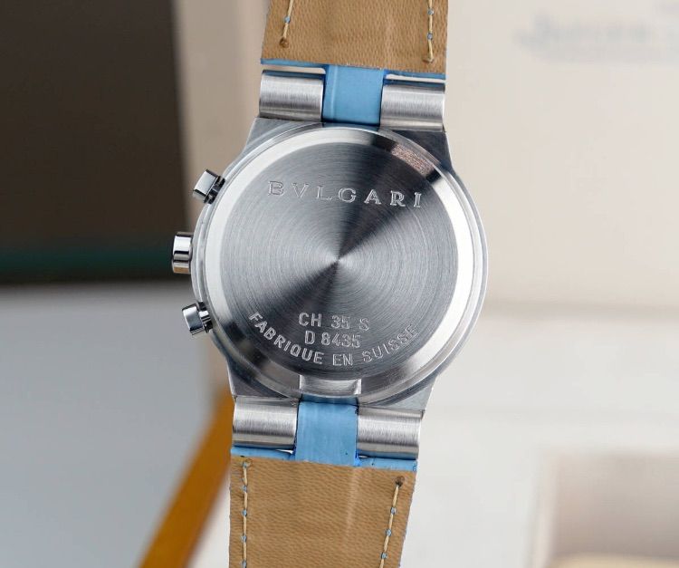 美品 ブルガリ ディアゴノ クロノ ホワイト CH35S メンズ Bvlgari - メルカリ