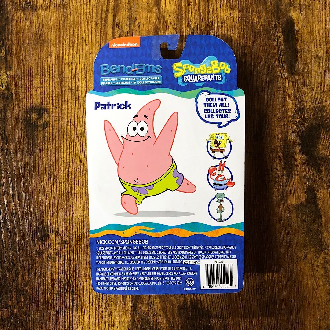 スポンジ・ボブ ベンダブル フィギュア 2種セット スポンジボブ