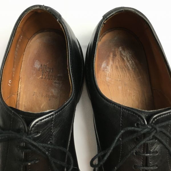 試着交換OK！希少Vintage☆Allen Edmonds☆Fifth Avenue フィフスアベニュー【size10B/26.5-27.0】 キャップトゥシューズ〈黒/BLACK〉メンズ/菅NO.WZE-24 #BUZZBERG - メルカリ