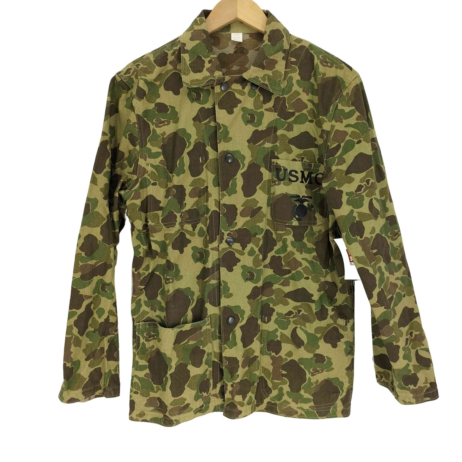 KANVASBAK ダックハンターカモ オーバーサイズ ミリタリー ジャケット 楽天市場】レア モデル 40s ビンテージ ☆ 米軍実物 US ARMY