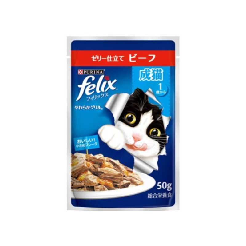 ネスレ　ピュリナ　フィリックス　総合栄養食　felix　キャットフード　猫パウチ ピュリナ フィリックスパウチ 12P 50g×12袋 フィリックス felix