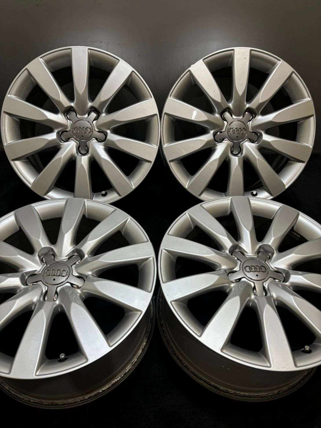 アウディ A4 8K 純正 17インチ 8J 47 112 5H アルミホイール 4本 2-K203