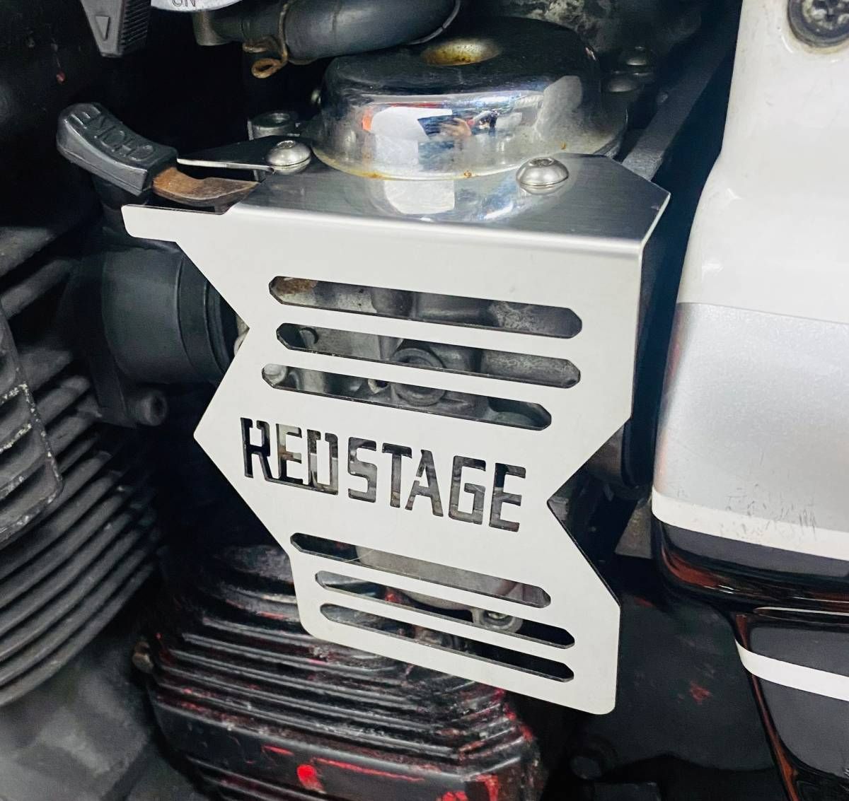 REDSTAGE XJR400 オリジナル キャブカバー 初期型キャブ 左スイッチBOX 