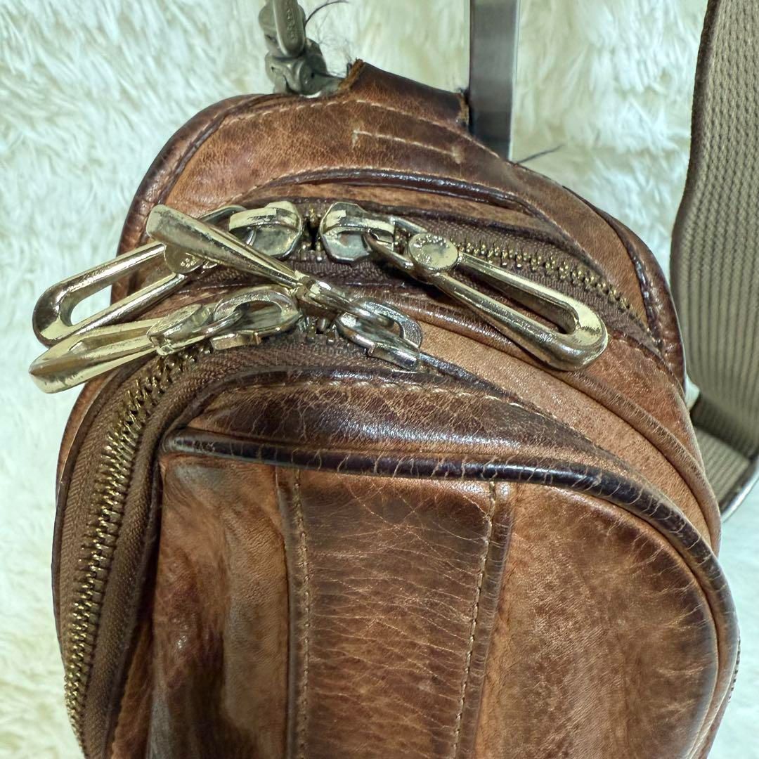 aniary アニアリ レザーショルダーバック オールレザーボディ