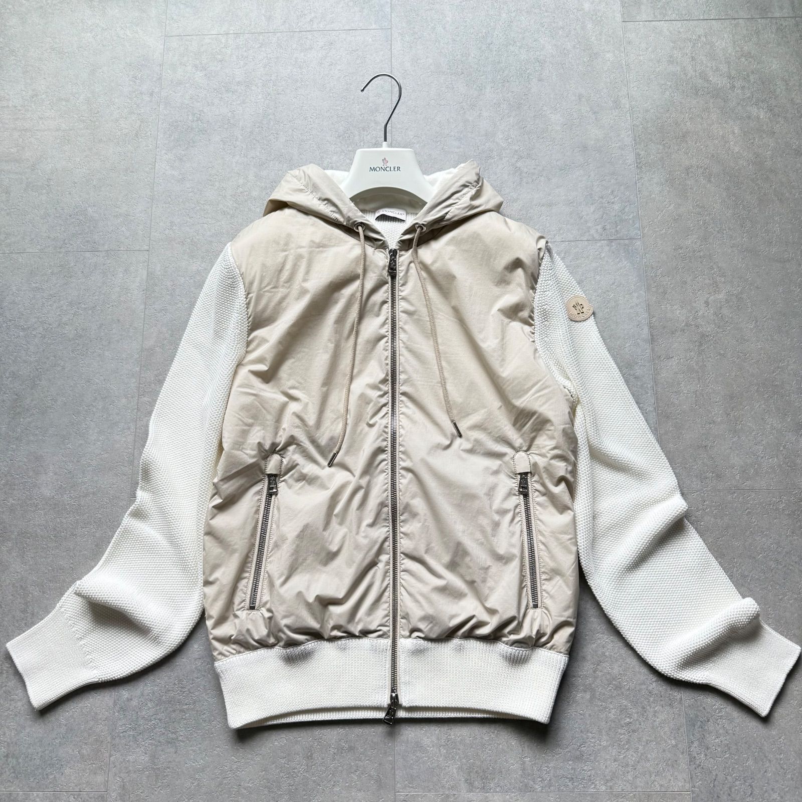 極美品 MONCLER モンクレール ニットダウンパーカー CARDIGAN TRICOT 