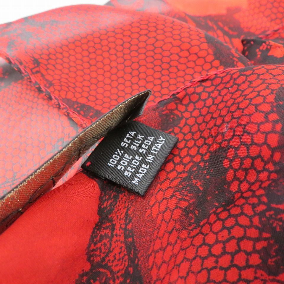 エスカーダ ESCADA シルク バラ柄 スカーフ ストール 891758