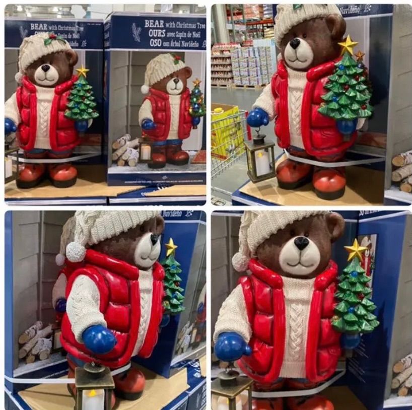 ☆コストコ クマのグリーター クリスマス☆ - 年中行事用品