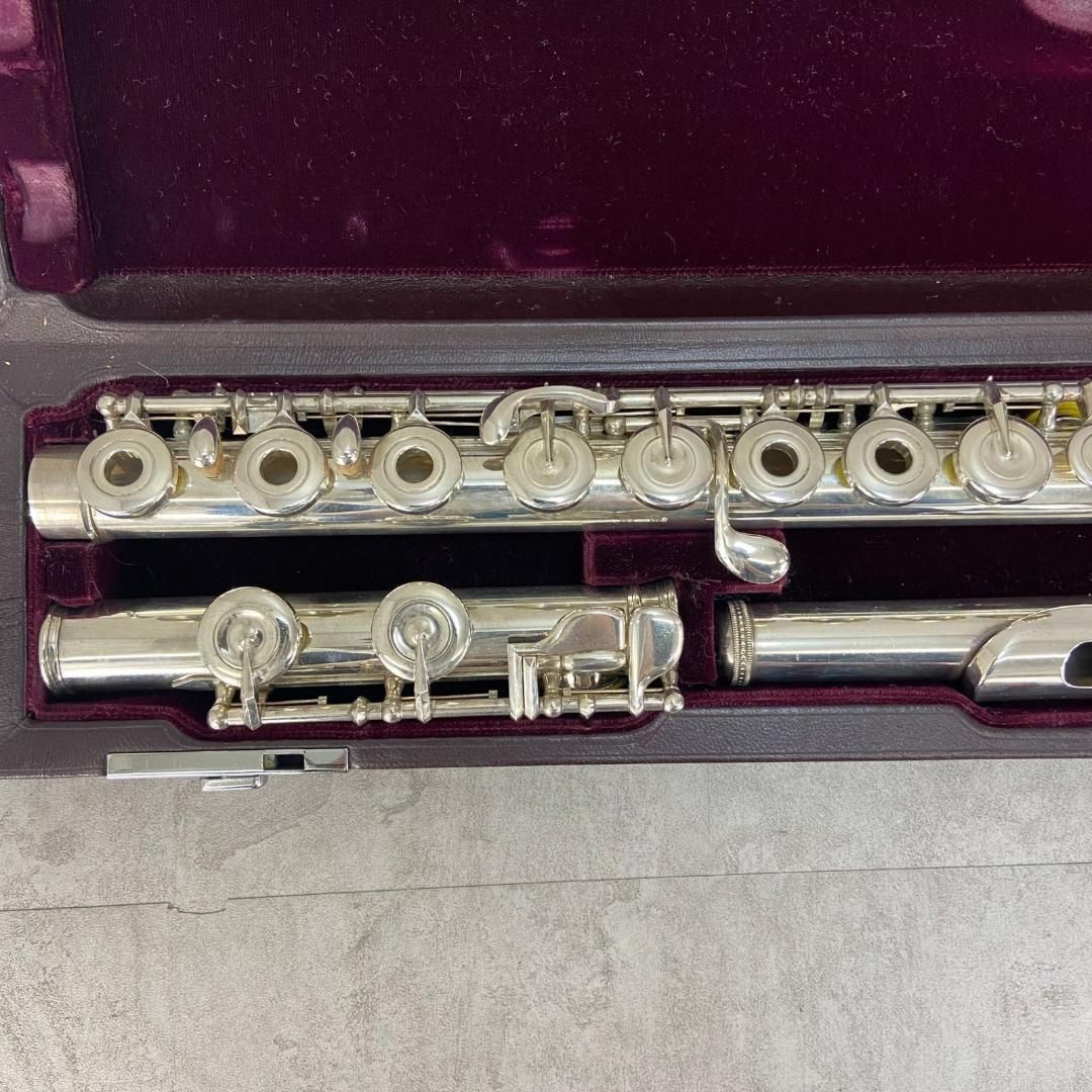 Muramatsu フルート DSRC 総銀製 インラインリングキィ ピントップアーム 足部管C管 Flute 木管楽器 ムラマツ