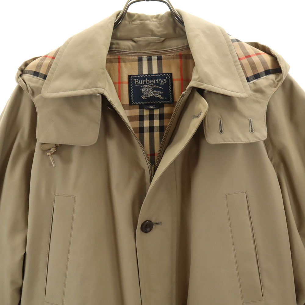 オールドバーバリー バーバリーズ ステンカラーコート ベージュ S相当 BURBERRY - バーバリーズ 90s オールド ステンカラーコート