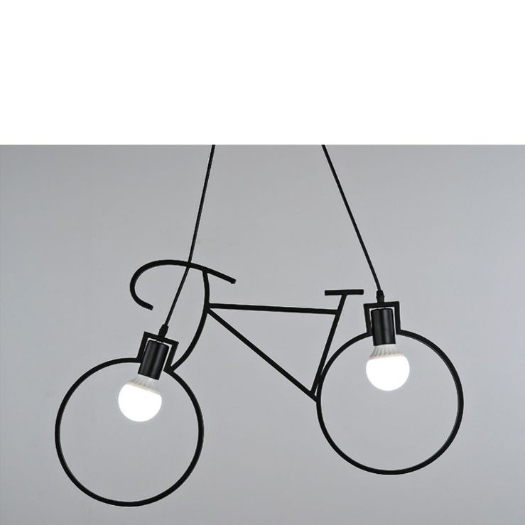 自転車天井シャンデリア LED エジソン電球サービスで付き - SS電気