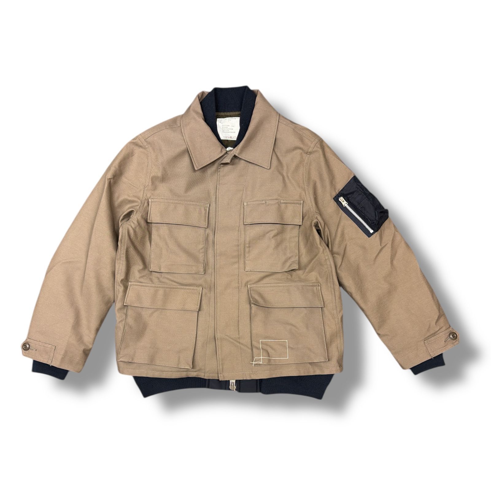 定価79200円 sacai コットン ジャケット sacai コットンジャケット 定価79200円 sacai コットン ジャケット