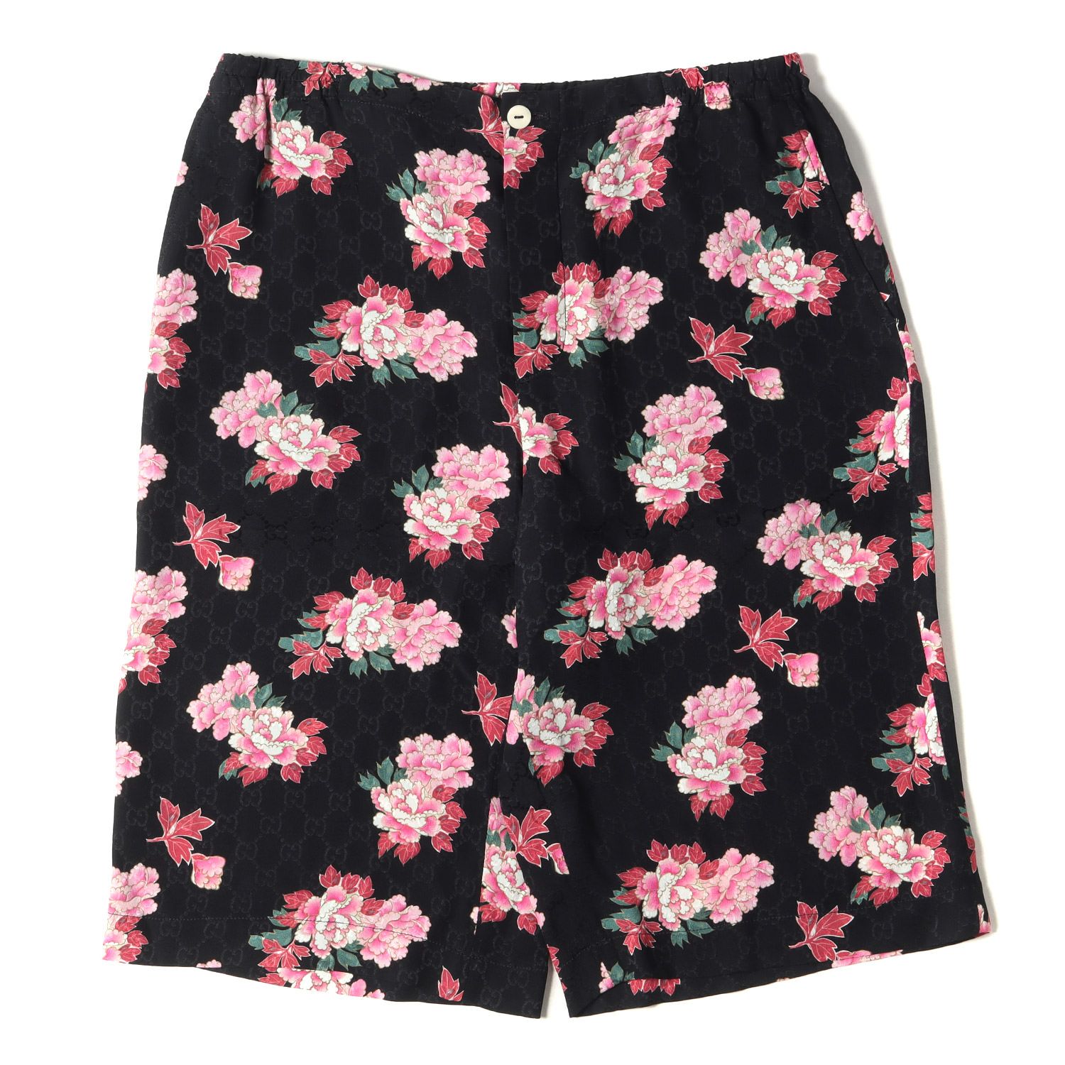 グッチ GUCCI ショルダーバック GGキャンバス 金具 茶色 ブラウン【美