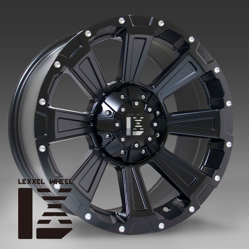 レクセル ホイール 新品 アルミホイール DeathRock デスロック マットブラック 16インチ 16×7.0 +35 114.3-5H 4本セット