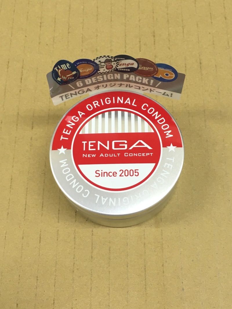 TENGA CONDOM テンガ   6個入 3缶 コンドーム 避妊具 スキン ゴム コンドームケース