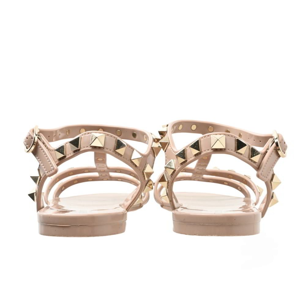 VALENTINO ロックスタッズ ラバー ストラップサンダル - メルカリ