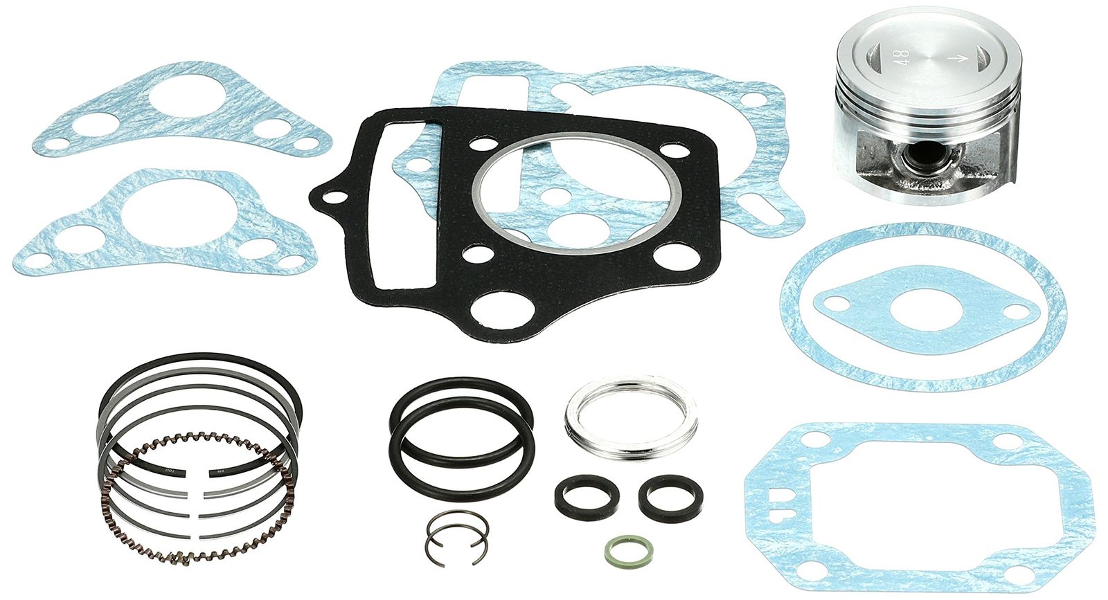 キタコ KITACO LIGHT ボアアップキット 75cc ブラックシリンダー モンキー MONKEY 等 212-1123480