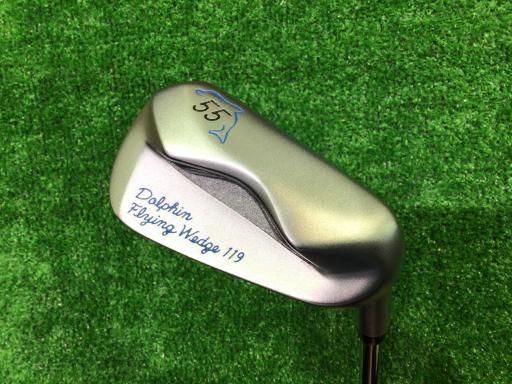 キャスコ Dolphin Flying Wedge DFW-119 55° 34インチ ジャンボグリップ ウェッジ WG Dolphin オリジナルスチール フレックスその他 メンズ 男性用 右利き 右用 Aランク ゴルフクラブ