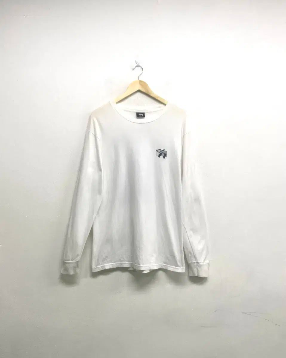 STUSSY ステューシー SS キューブ 基本 長袖Tシャツ M