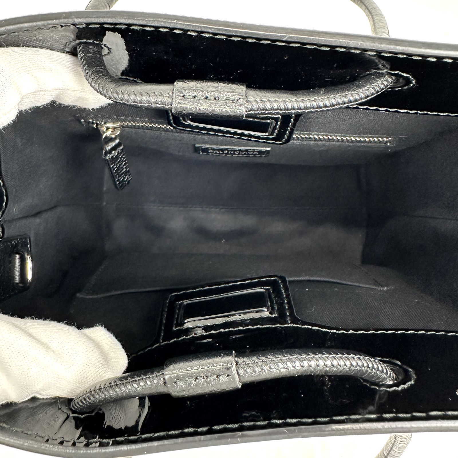 BALENCIAGA】バレンシアガ ショッピングトートXXS 572411 パテント