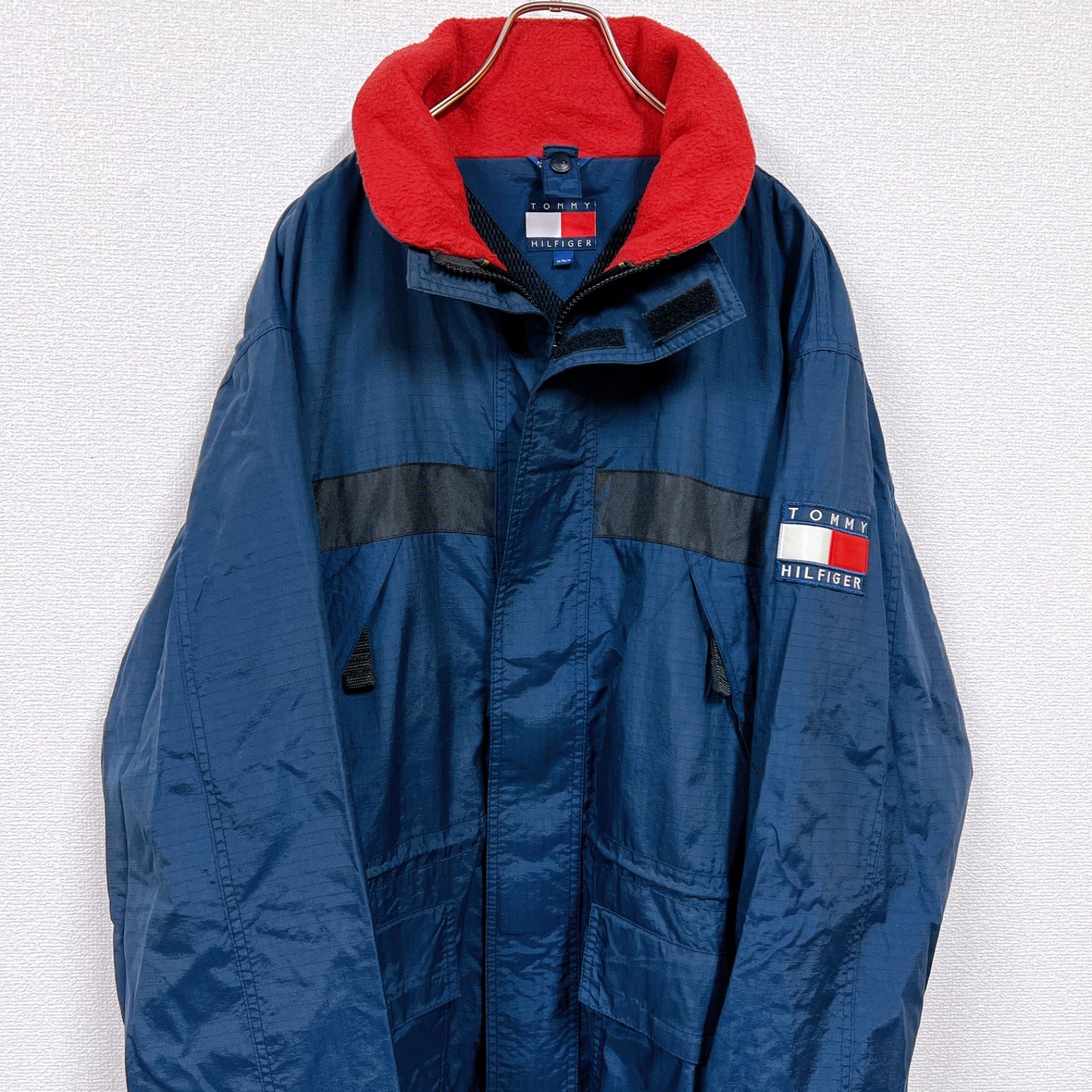 中古】TOMMY HILFIGER トミーヒルフィガー ネイビー メンズ XL相当 