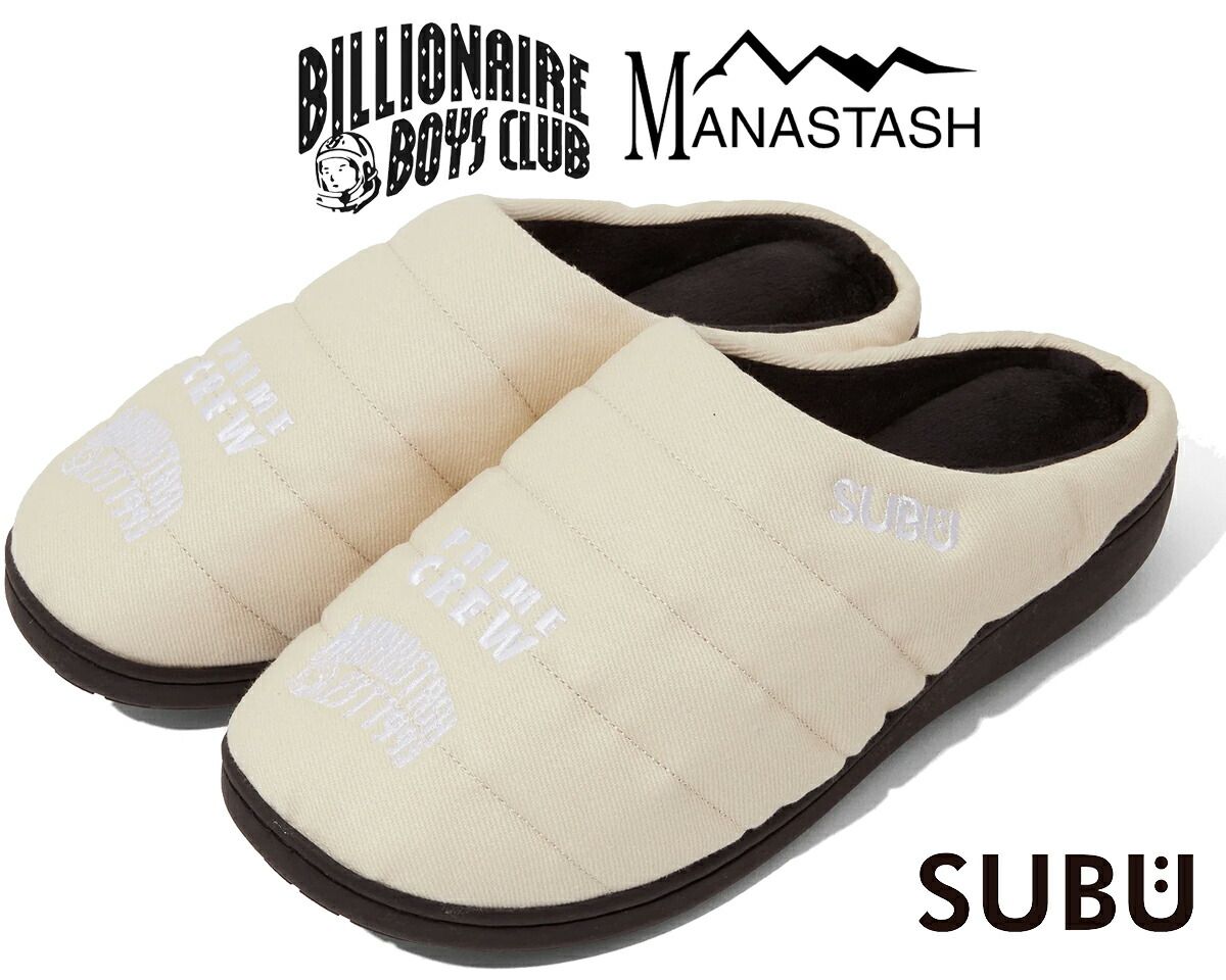 スブ × ビリオネア ボーイズ クラブ × マナスタッシュ ヘンプツイルサンダル SUBU BILLIONAIRE BOYS CLUB MANASTASH NATURAL 792-4293001-030 ナチュラル