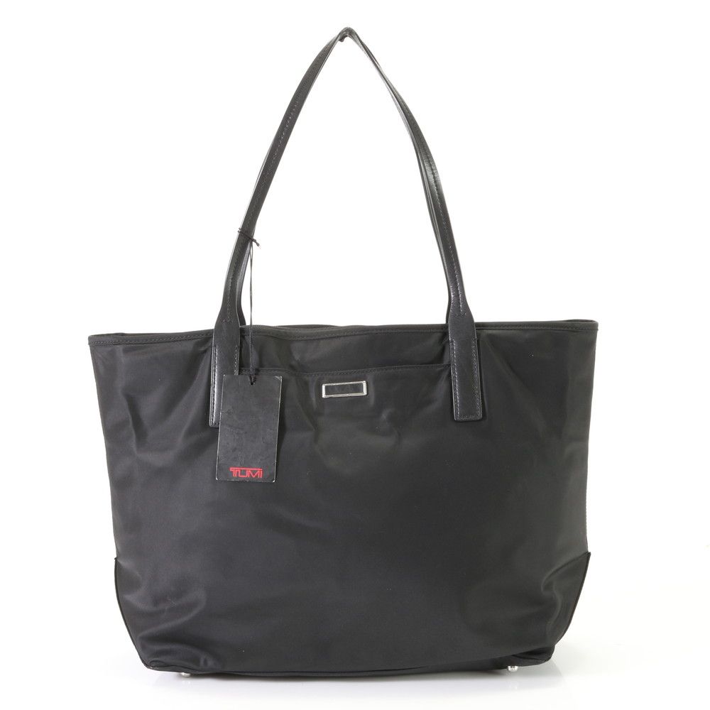 TUMI トゥミ レザー ナイロン トート バッグ ショルダー