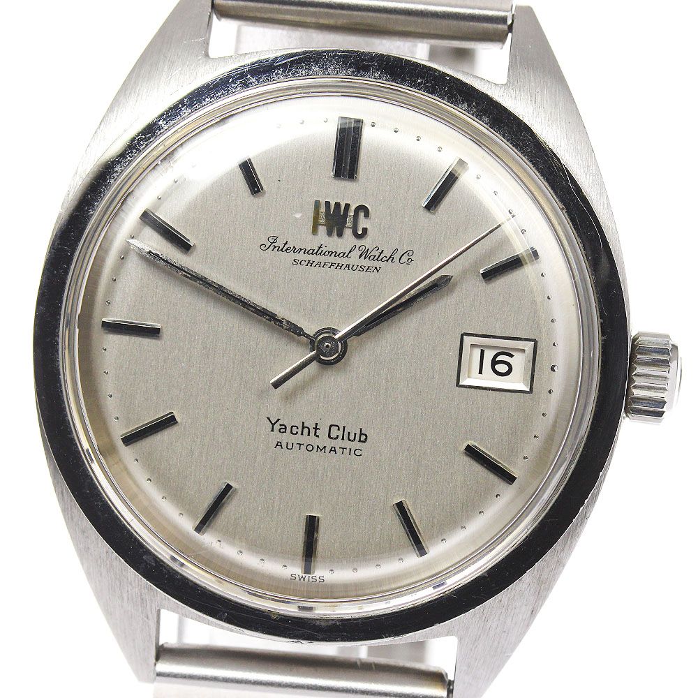 <美品・OH済>IWC ヨットクラブ　cal.8541b オールドインター IWC オールドインター ヨットクラブ ブルー 希少 5姿勢差調整機