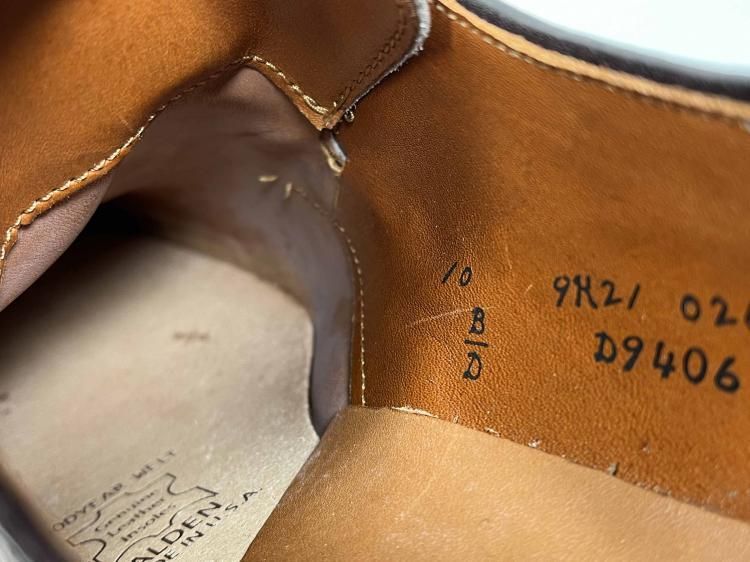 880 /0509 試着程度 オールデン シングルモンク ブラウン アルパイン