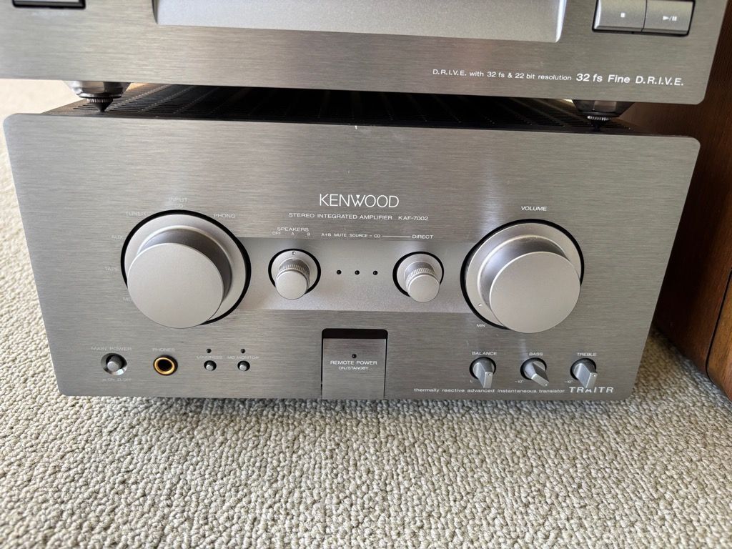 KENWOOD KAF-7002 / DPF-7002 / DMF-7003 プリメインアンプ CD