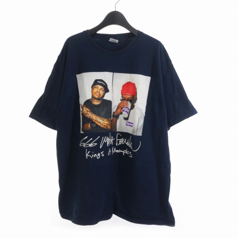 Supreme 12AW Three Six Mafia Tシャツ Mサイズ Supreme Three 6 Mafia Photo Tee Black F/W 12 | eBay
