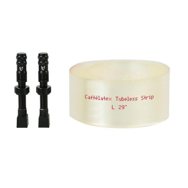 EFFETTO MARIPOSA エフェットマリポサ EMCHCSPL29 T/Lバルブ2個付属 カフェラテックス チューブレス用リムフラップセット  L 29