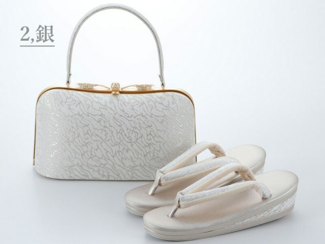 礼装 草履 バッグ セット レディース「Robe De'collete'e ローブ