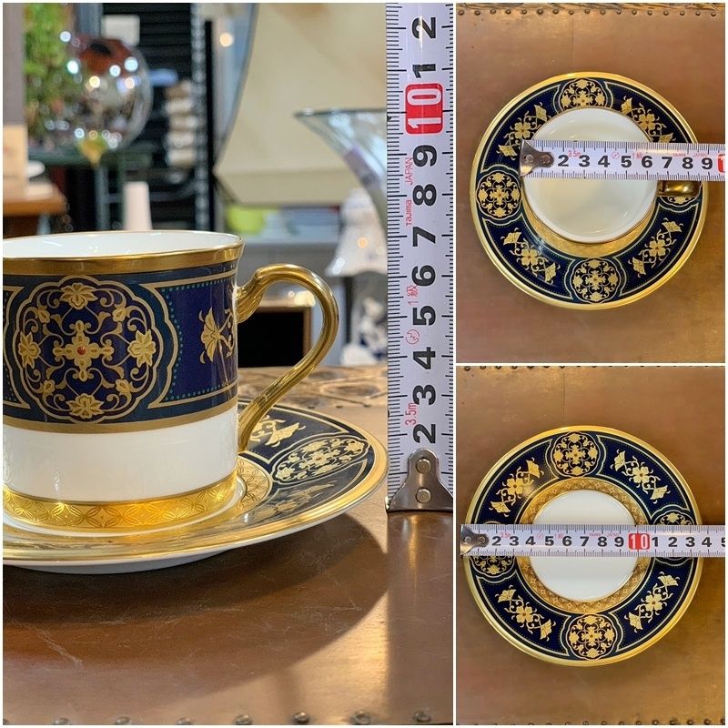 未使用 ノリタケ ボーンチャイナ デミタス カップ&ソーサー