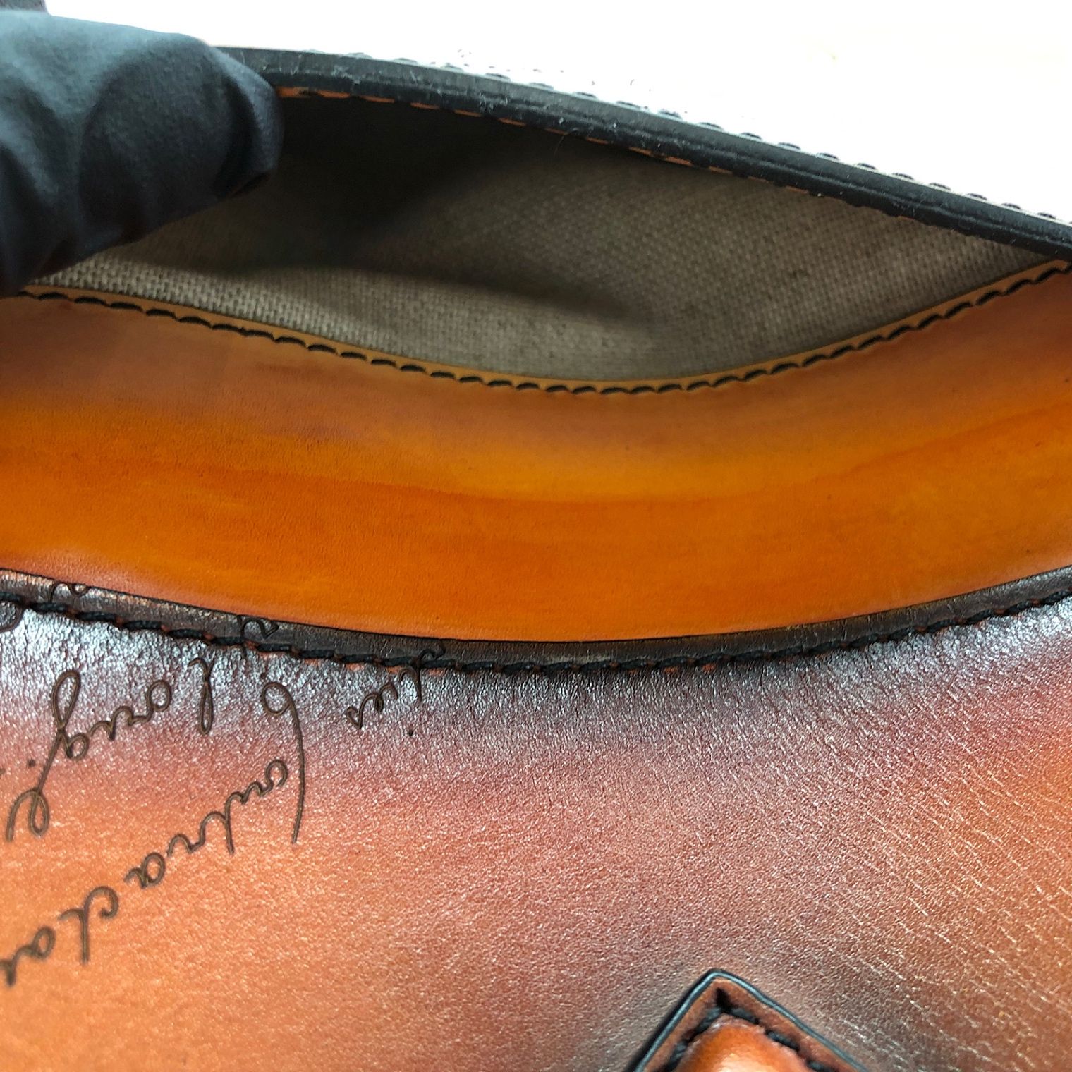 【美品】Berluti カリグラフィ ツゥジュール トートバッグ 244386 Berluti カリグラフィ ツゥジュール トートバッグ 244386 ベルルッティ