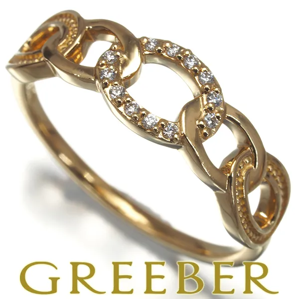 美品❗️EAUDOUCE 4℃ ✨k18YGミルウチダイヤモンドリング 美品❗️EAUDOUCE 4℃ ✨k18YGミルウチダイヤモンドリング K18YG