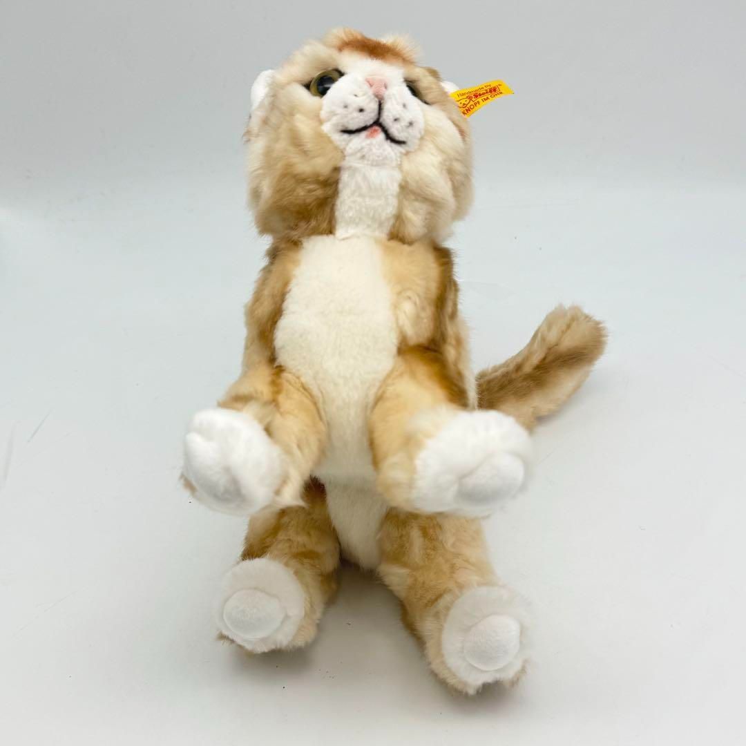 未使用 Steiff シュタイフ 099342 ネコのミジー 猫 キャット